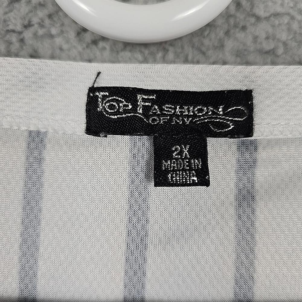 Fashion of New York Women's Baseball Jersey Double Side Print Size 2X - Picture 5 of 9